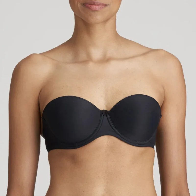 Women's pastel - colored bras for a soft lookMarie Jo Tom Strapless Bra in Charcoal 0120828