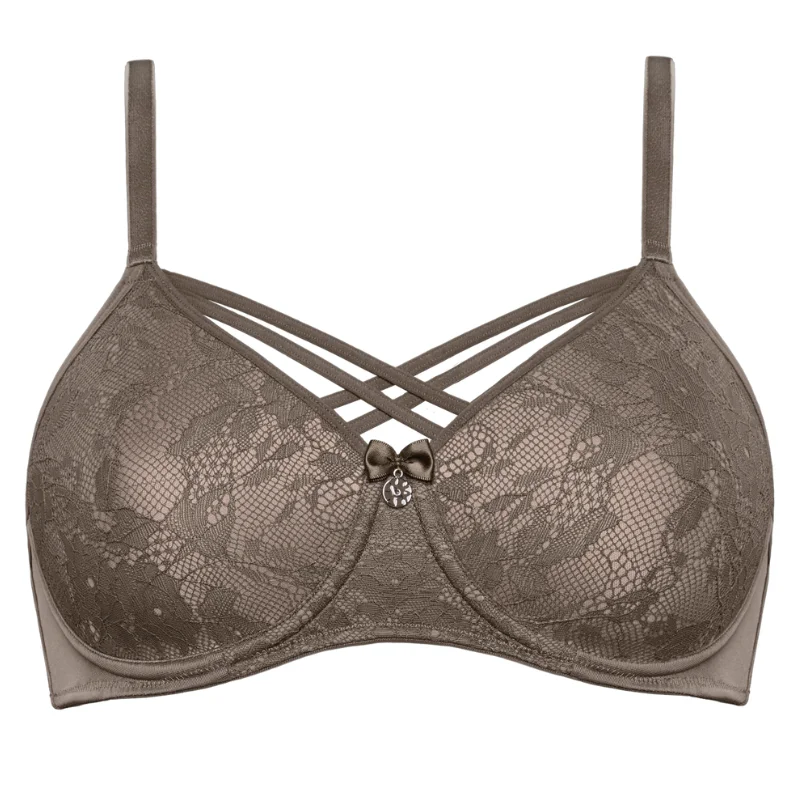 Women's pastel - colored bras for a soft lookMarlies Dekkers Dame de Paris Mastectomy Bra Cappucino Brown