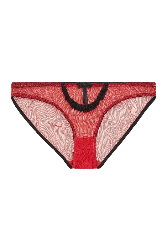 Women's bras featuring a microfiber materialMiranda Red Brief