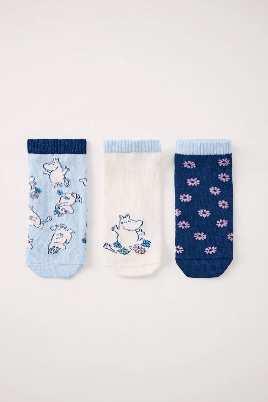 Women's bras with a neoprene componentPack of 3 Moomin short socks