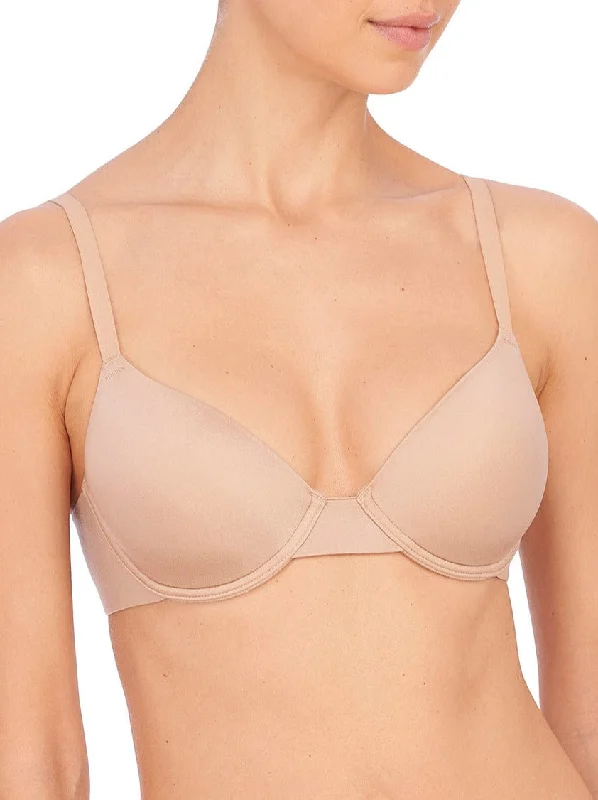 Women's bras made of breathable meshNatori: Revelation Contour Underwire Bra - Cafe