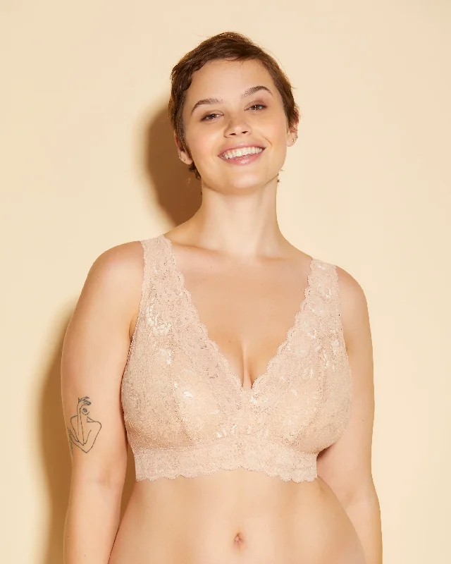 Women's Hanes bras for budget - friendly optionsBralette Tipo Top Plungie Super Curvy