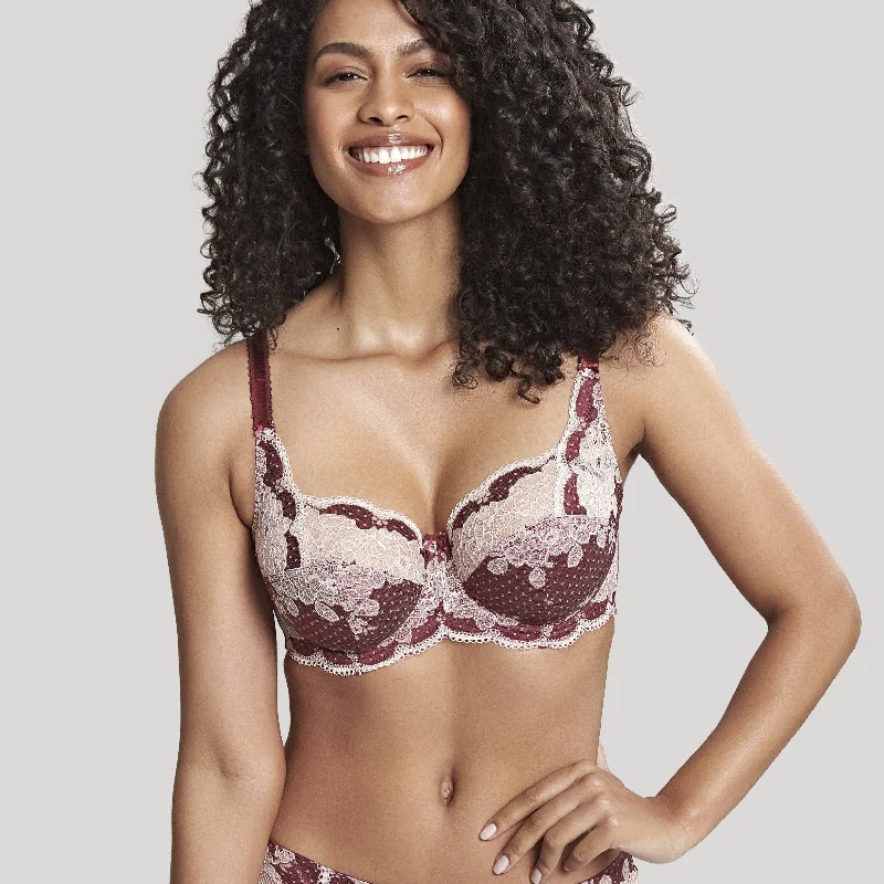 Women's convertible bras with multiple strap optionsPanache Clara Full Cup Bra in Plum 7255