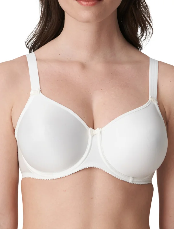 Women's pastel - colored bras for a soft lookPrimaDonna Satin Seamless Full Cup Non Padded Underwire Bra, Natural | PrimaDonna T-Shirt Bra