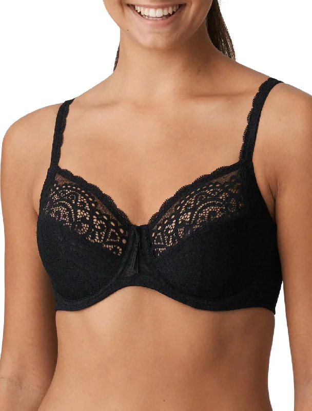 Women's bras made of breathable meshPrimaDonna Twist I Do Full Cup Underwire Bra, Black