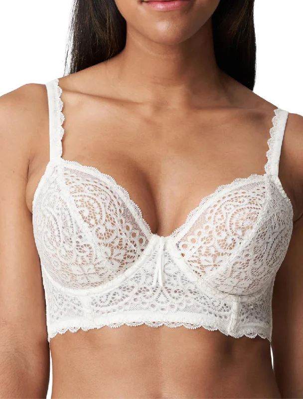 Women's bras with a seamless constructionPrimaDonna Twist I Do Plunge Longline Bra Underwired, Natural