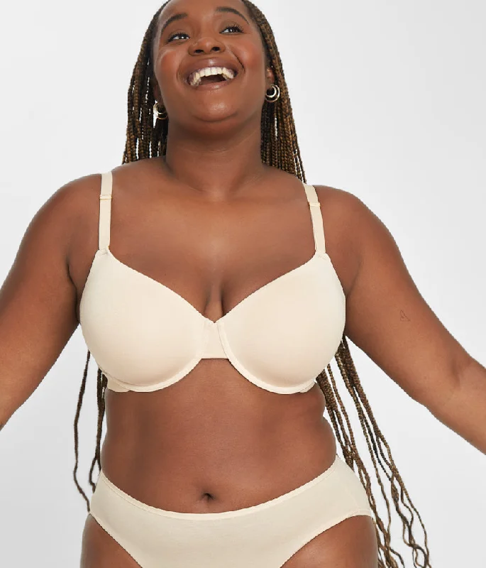 Women's Panache bras for larger bustsThe All-Day T-Shirt Bra: Toasted Almond