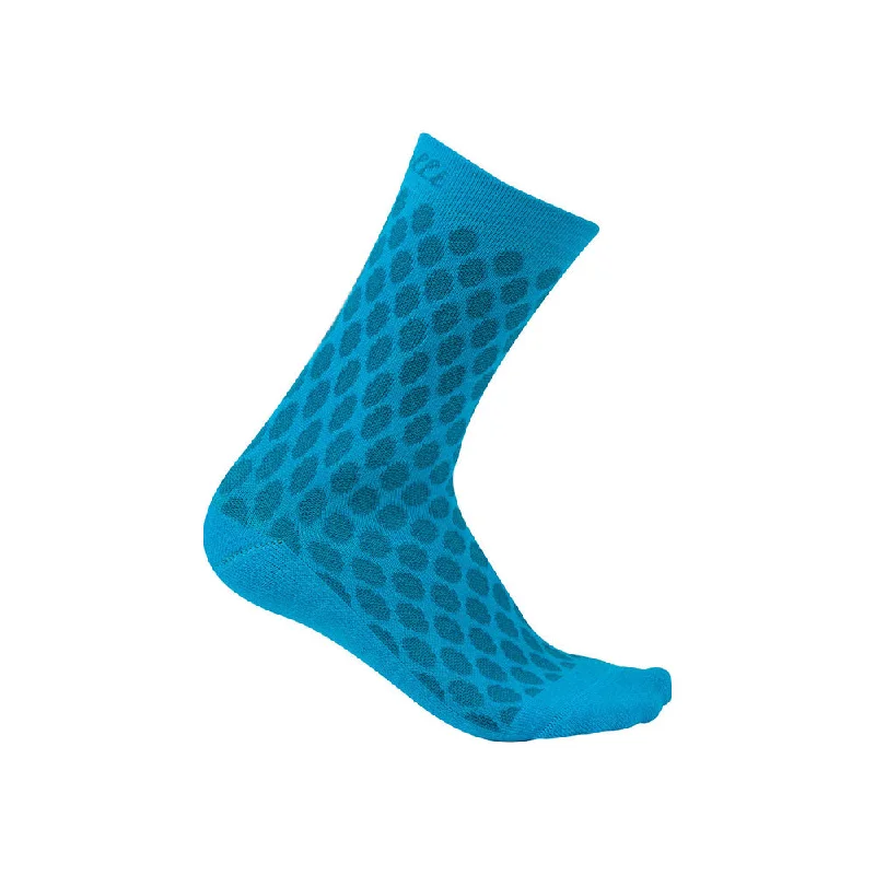 Women's microfiber socks for a lightweight optionCastelli Womens Sfida Merino Socks - Turquoise