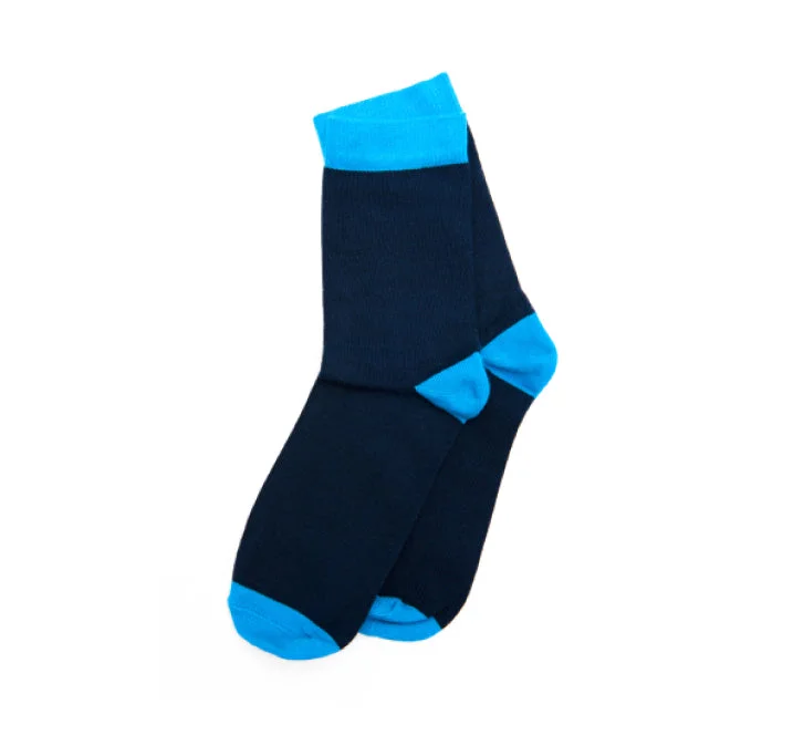 Women's arch - support socks for better comfortBlue unisex socks