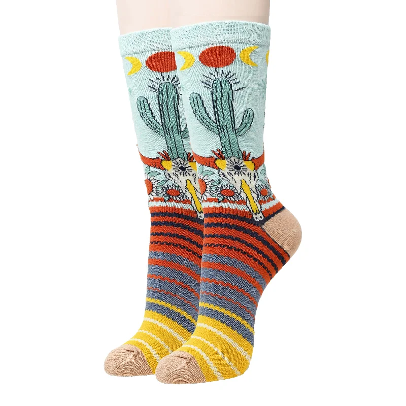 Women's ankle socks with a frilly edgeDessert Nights Socks