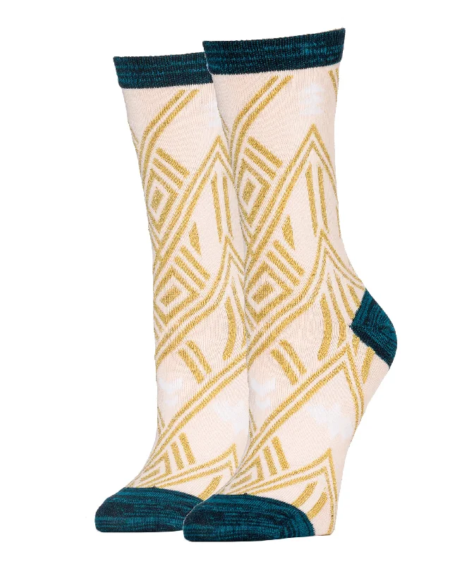 Women's moisture - wicking socks for sportsGolden Ginseng