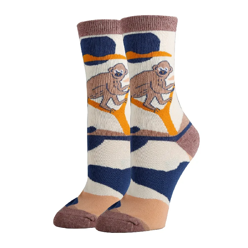 Women's anti - odor socks for long - day freshnessIsla Moon - Women's