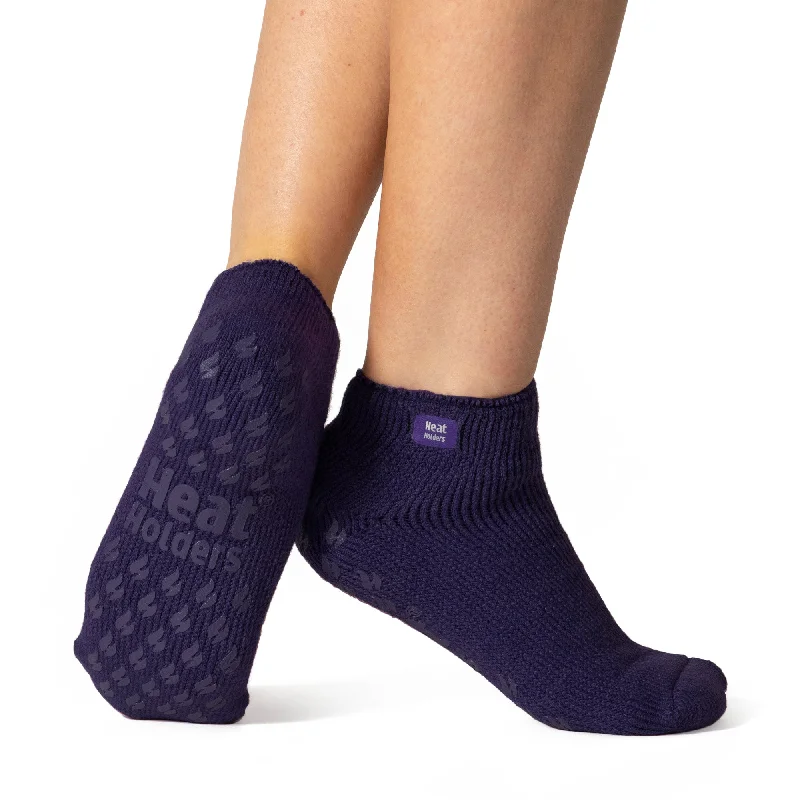 Women's arch - support socks for better comfortLadies Original Ankle Slipper Socks - Deep Plum