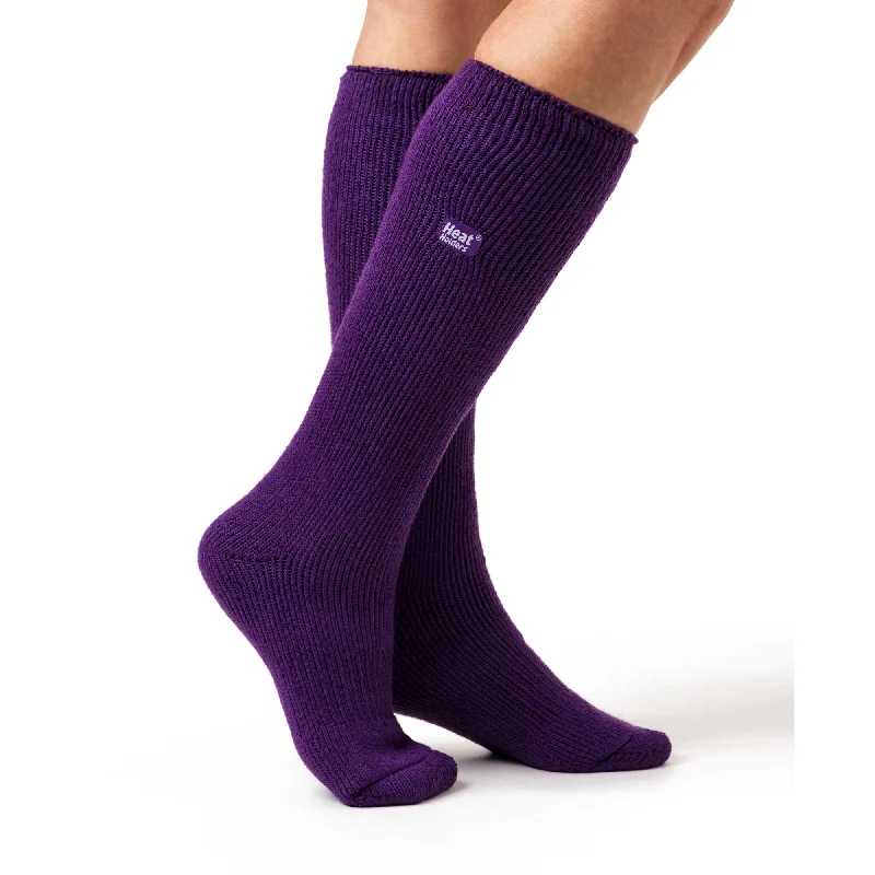 Women's hypoallergenic socks for sensitive skinLadies Original Long Leg Socks - Purple