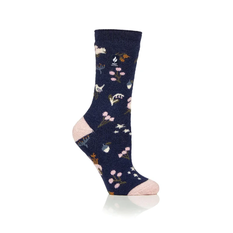 Women's adjustable - fit socks for a customized feelLadies Lite Jacquard Socks - Woodland Wonderland