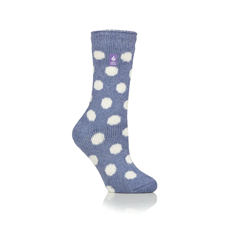 Women's argyle - patterned thigh - high socksLadies Original Jacquard Socks - Demin Spot