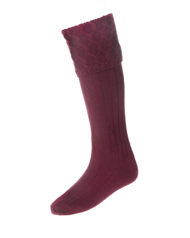 Women's adjustable - fit socks for a customized feelMen's Kilt Socks - Burgundy