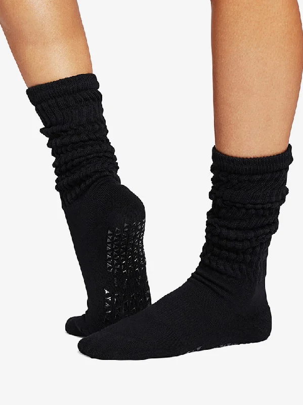 Women's nylon - reinforced socks for durabilityTavi Noir Stacy Grip Socks - Ebony