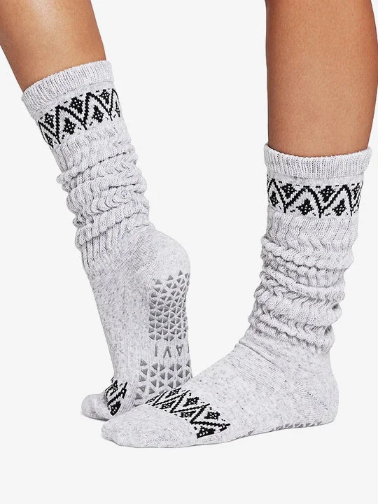 Women's ribbed knee - high socks for a classic lookTavi Noir Stacy Grip Socks - Sweater Weather