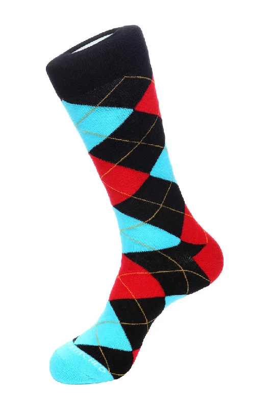 Women's moisture - wicking socks for sportsThe Vigilante Argyle Socks Sock