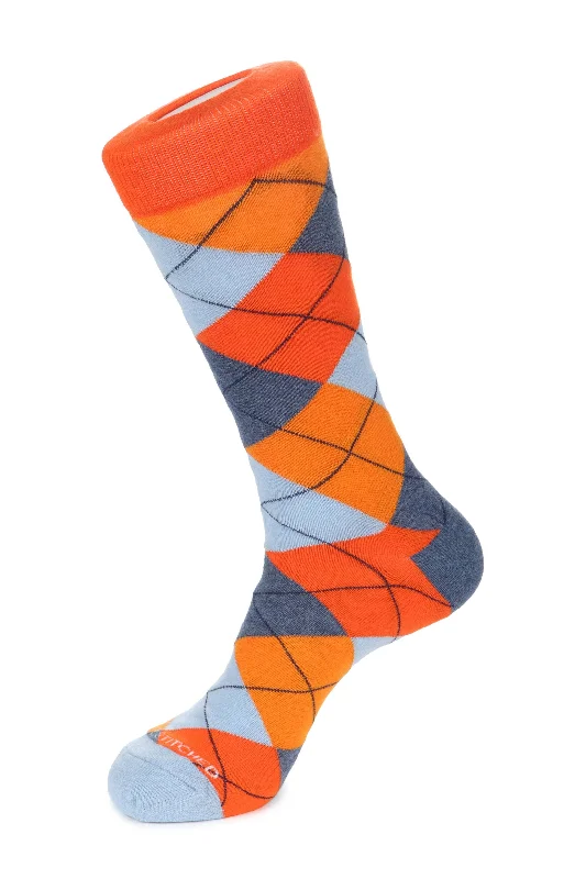 Orange Heather Blue Multi