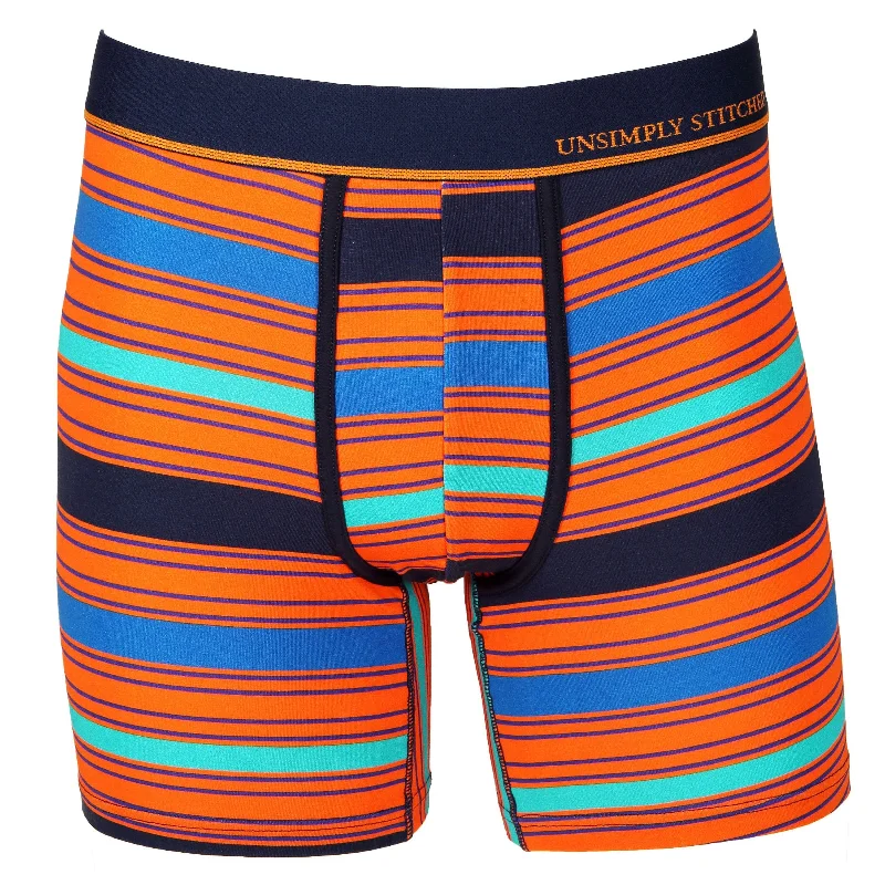 Women's silk - lined socks for a luxurious feelCentury Stripe Boxer Brief