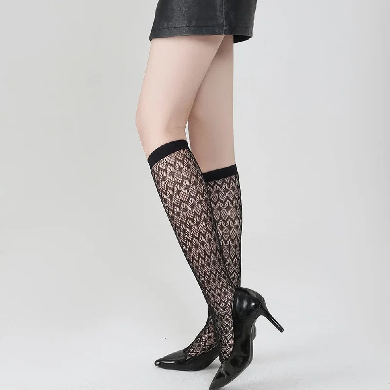 Women's hypoallergenic socks for sensitive skinWomen's Gothic Tight Fishnet Stockings